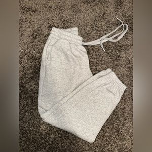 White/grey women's Fabletics joggers size M
